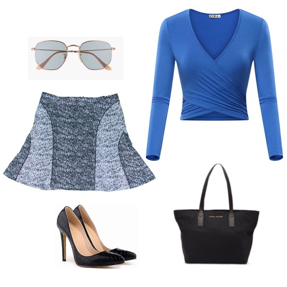 H&M NWT B&W Trumpet Skirt - Picture 2 of 6